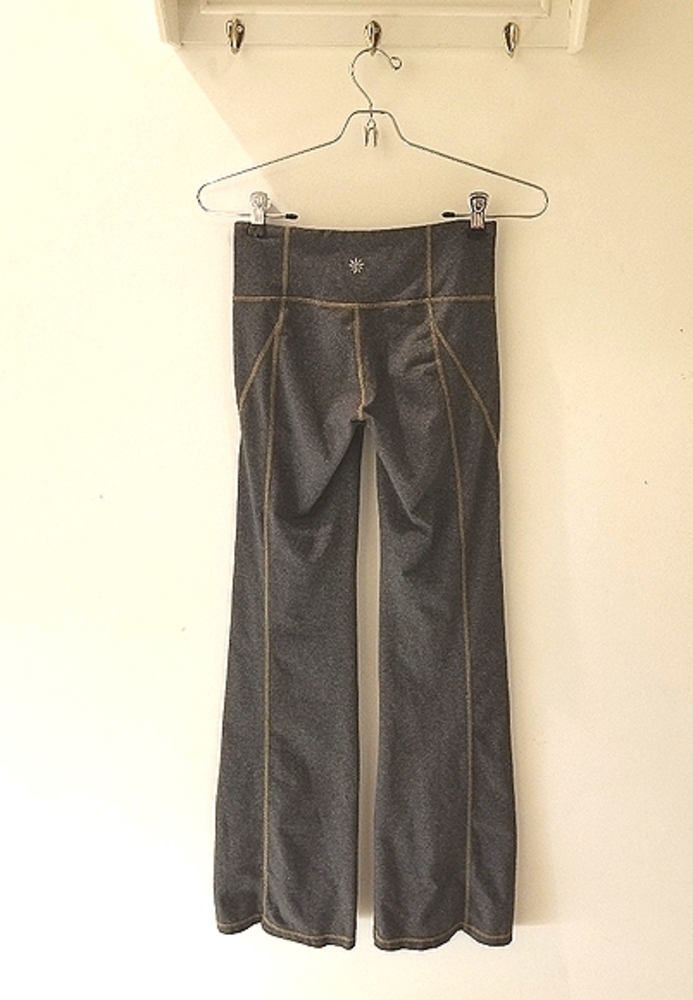 Athleta Charcoal Gray Yoga Athletic Pant XS - Picture 2 of 10